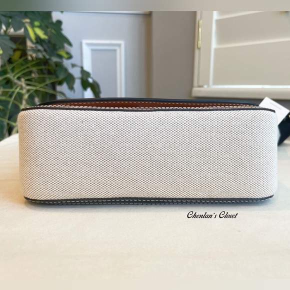 🔥NeW! Tory Burch Thea Canvas Convertible Bag - Picture 10 of 14